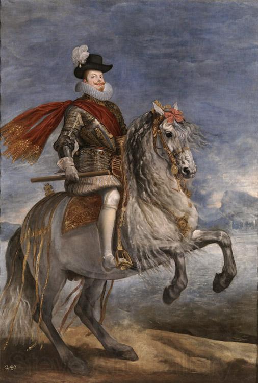 Diego Velazquez Philip III on Horseback (df01) Norge oil painting art